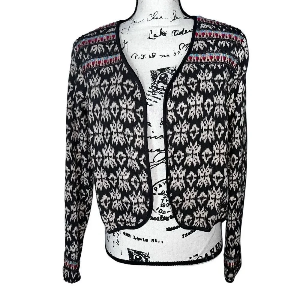 Forever 21 two-piece embroidered jacket & short set‎ NWT